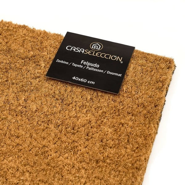 Covoraș de intrare din fibre de nucă de cocos 60x40 cm Mini White – Casa Selección-image-2