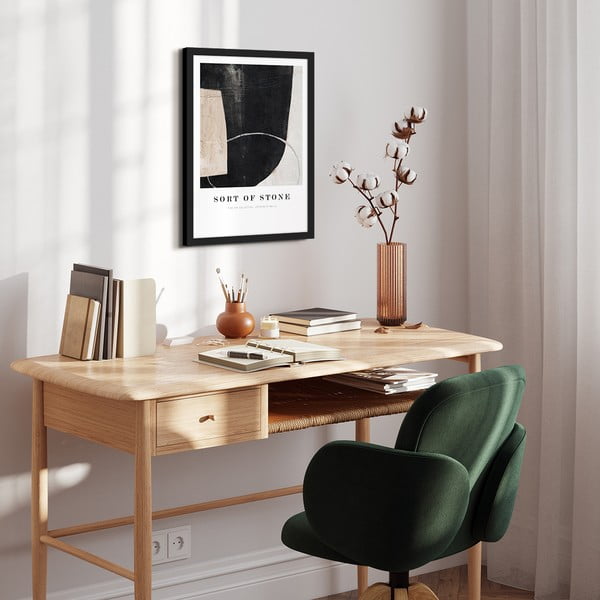 Tablou 32x42 cm Sort Of Stone   – Malerifabrikken-image-1