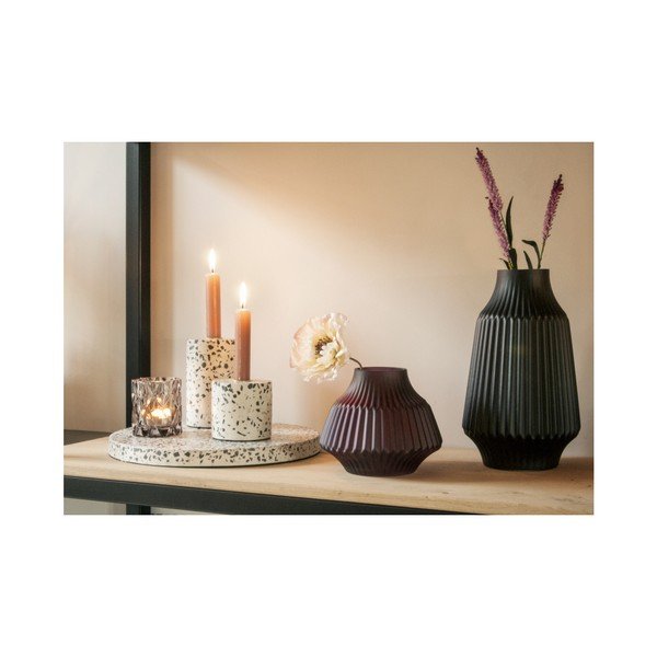 Vază din sticlă PT LIVING, Ø 16 cm, violet-image-3