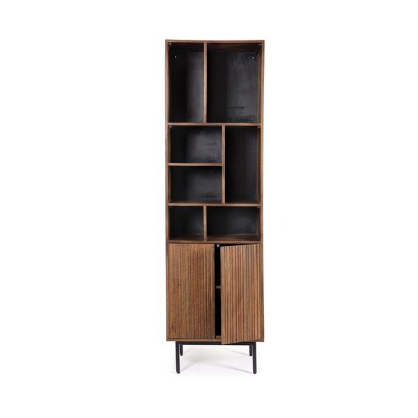 Dulap în culoare naturală din lemn de mango 55x190x40 cm Tadita – Bizzotto-image-4