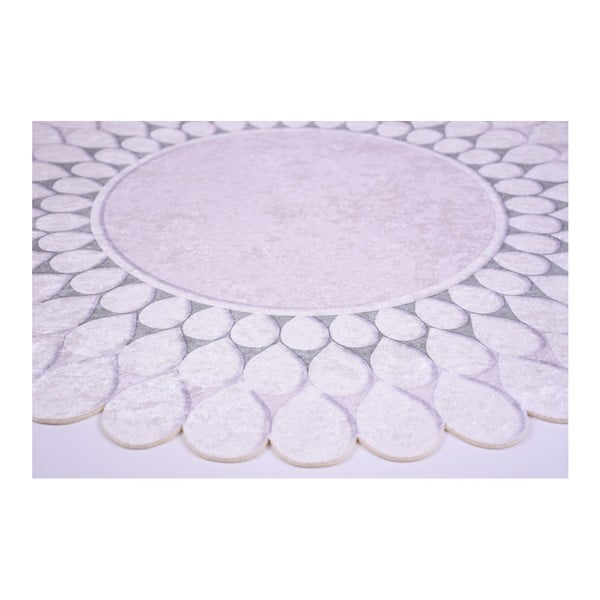 Covor Vitaus Zinno Yesil, ⌀ 80 cm, gri-image-2