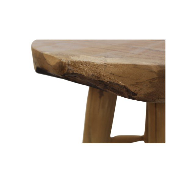 Taburet din lemn de tec HSM collection Tool-image-4