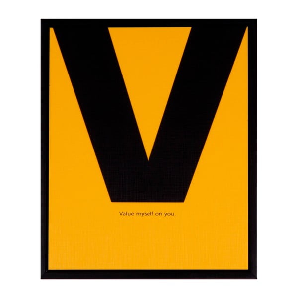 Tablou Sømcasa Yellow V, 25 x 30 cm