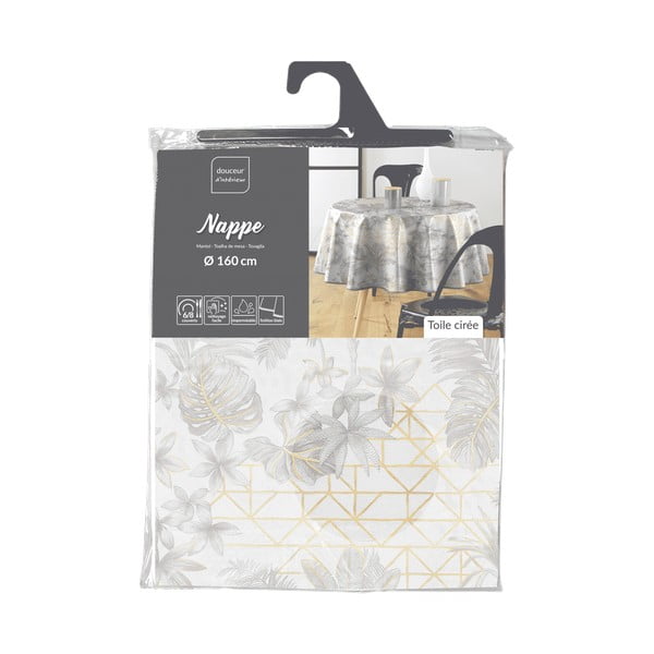 Față de masă lavabilă ø 160 cm Coconut – douceur d'intérieur-image-4