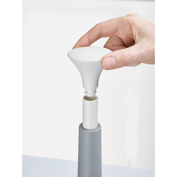 Suport vertical pentru prosoape de bucătărie din hârtie gri din plastic ø 16 cm Duo – Joseph Joseph-image-1