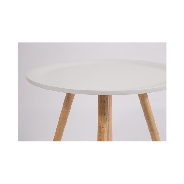 Măsuță auxiliară Zuiver Two Tome, alb-image-4