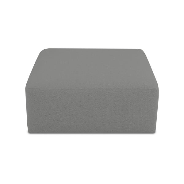 Modul pentru canapea gri cu tapițerie din stofă bouclé Roxy – Scandic-image-1