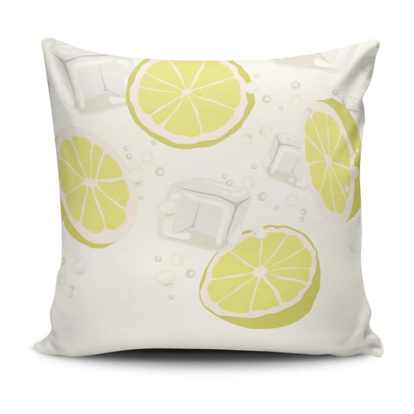 Pernă cu adaos de bumbac Cushion Love Lemons, 45 x 45 cm