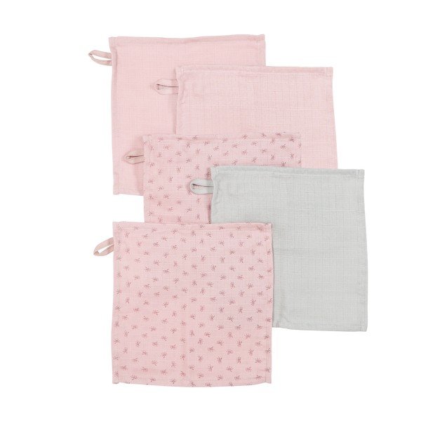 Prosopele de spălat pe corp 5 buc. din muselină Lil Planet – Roba