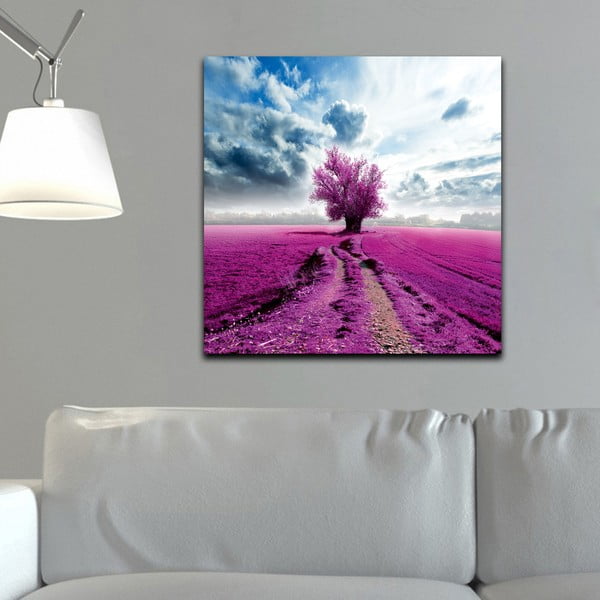 Tablou Purple Field, 60 x 60 cm-image-1