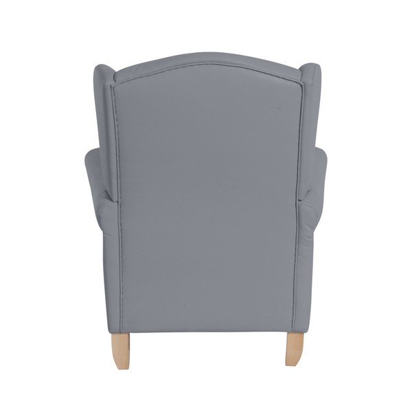Fotoliu din imitație de piele Max Winzer Verita Leather, gri-image-4