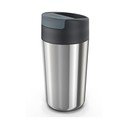 Cană de voiaj albastru-argintiu 450 ml Sipp – Joseph Joseph