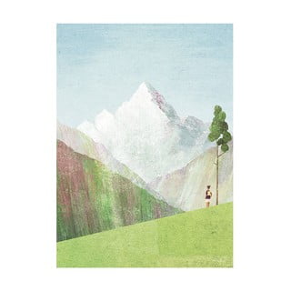 Poster 30x40 cm Mountains - Travelposter