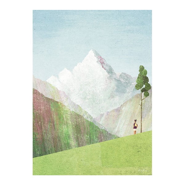 Poster 30x40 cm Mountains - Travelposter