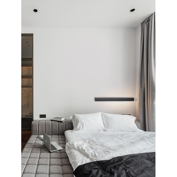 Aplică de perete negru-mat LED din aluminiu Colby – Nova Luce-image-2