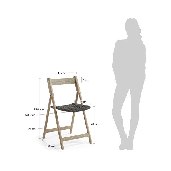 Set 2 scaune pliabile La Forma Picot-image-3