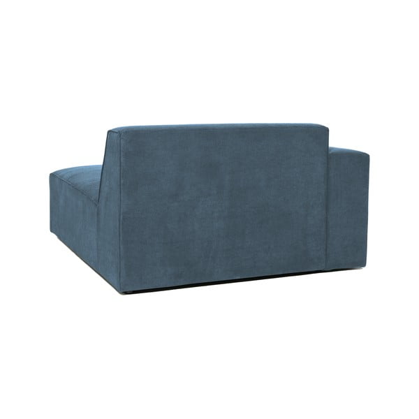 Modul pentru canapea albastru cu tapițerie din catifea reiată  (cu colț pe partea stângă ) Sting – Scandic-image-2