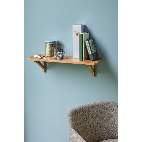 Raft în culoare naturală cu aspect de lemn de stejar 60 cm Arki – Hübsch-image-1