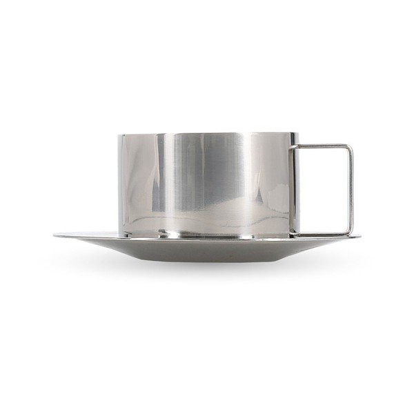 Cești argintii 2 buc. pentru cappuccino din oțel inoxidabil 200 ml Oryn – S|P Collection