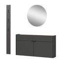 Set pentru hol gri antracit/natural Ameca – Germania