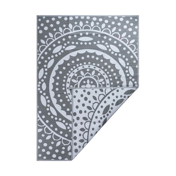 Pătură albă/gri pentru picnic 240x330 cm – Oyo Concept