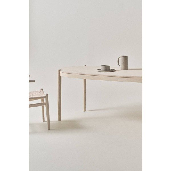 Masă de dining din lemn de ulm 90x240 cm Nattavaara – Jotex-image-2