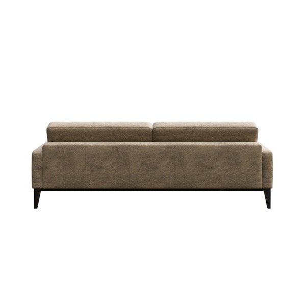 Canapea MESONICA Musso Tufted, bej, 210 cm-image-3