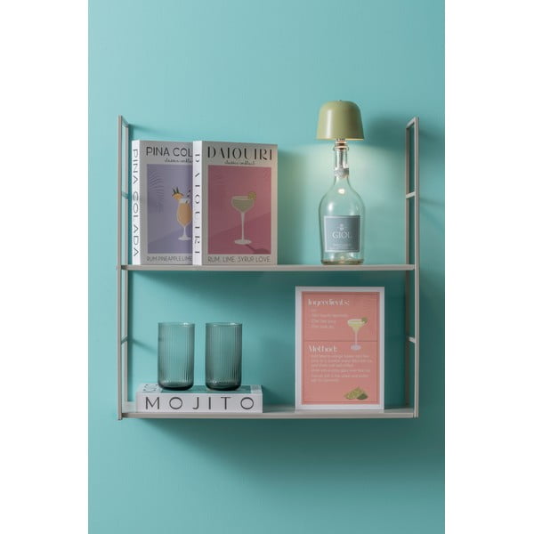 Cutie de depozitare albă/mov din hârtie decorativă 18x4x25 cm Pina Colada – PT LIVING-image-3