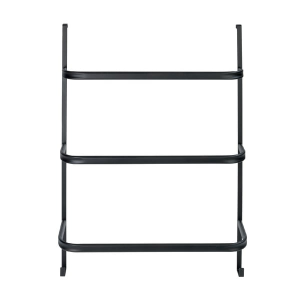 Suport pentru prosoape Wenko Towel Holder Black, 21 x 54 cm, negru-image-1