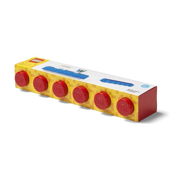 Raft de perete pentru copii LEGO® Sleek, roșu-image-3
