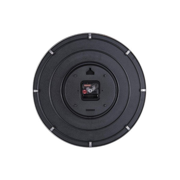 Ceas din sticlă pentru perete Karlsson Leaf, ø 40 cm, gri-image-2