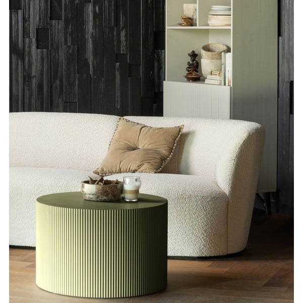 Măsuță de cafea kaki rotundă ø 60 cm Sanne – WOOOD-image-4