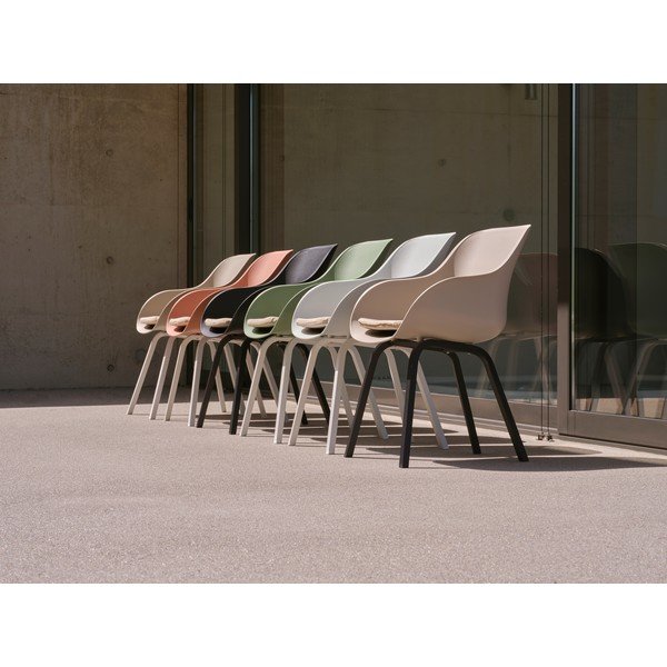 Scaune de grădină bej 2 buc. din plastic Le Soleil Element – Hartman-image-4