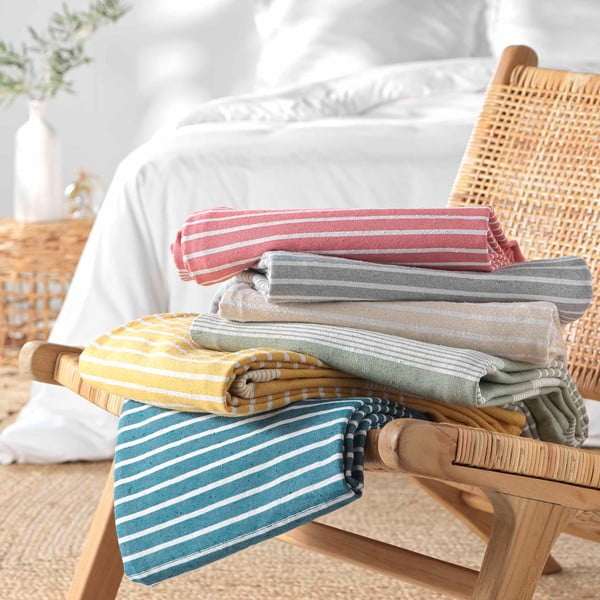 Cuvertură albastră 220x240 cm Adele – douceur d'intérieur-image-3