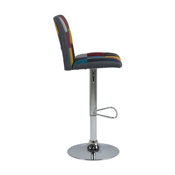Set 2 scaune pentru bar Actona Wilma Barstool Patchwork-image-1