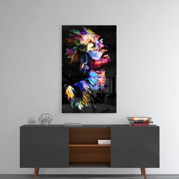 Tablou din sticlă Insigne Effect Woman, 46 x 72 cm-image-1