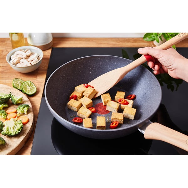 Tigaie de tip wok din aluminiu ø 28 cm Natural Force – Tefal-image-2