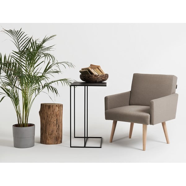 Măsuță auxiliară din metal CustomForm, negru-image-3