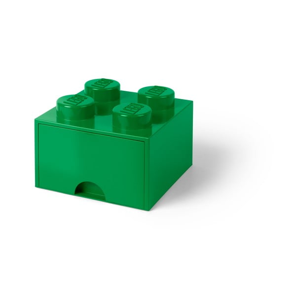 Cutie depozitare cu sertar LEGO®, verde-image-1