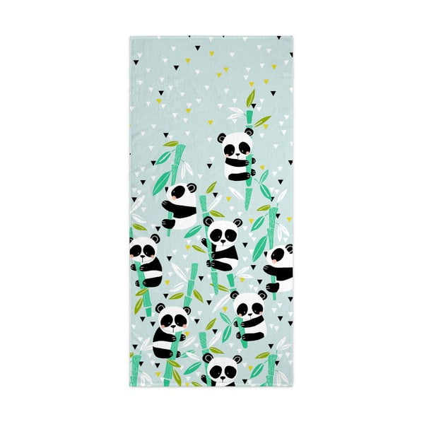Prosop  pentru copii verde deschis 150x70 cm Panda – Moshi Moshi