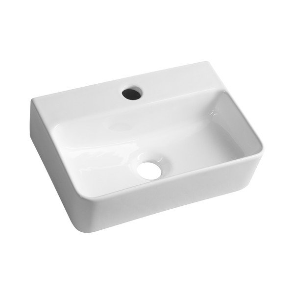Chiuvetă mică pentru WC albă din ceramică 36x25 cm Gerda – Sapho-image-3