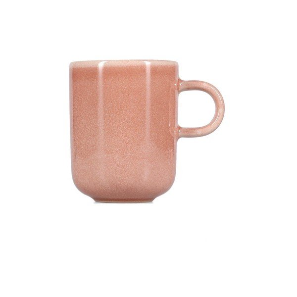 Cană roz din gresie ceramică 300 ml Duna – ONA