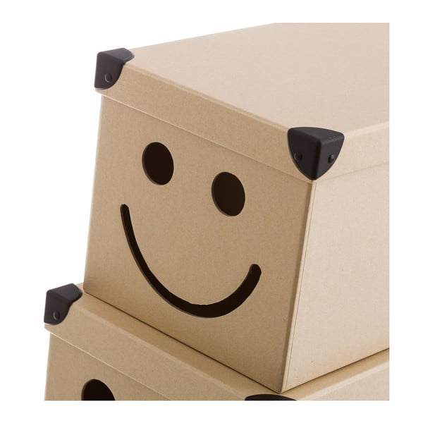 Cutii de depozitare pentru copii 10 buc. din carton Smile – Casa Selección-image-3