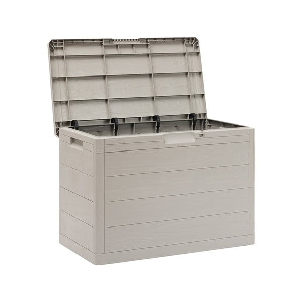 Cutie de depozitare pentru grădină gri deschis din plastic Woodys – Toomax-image-4