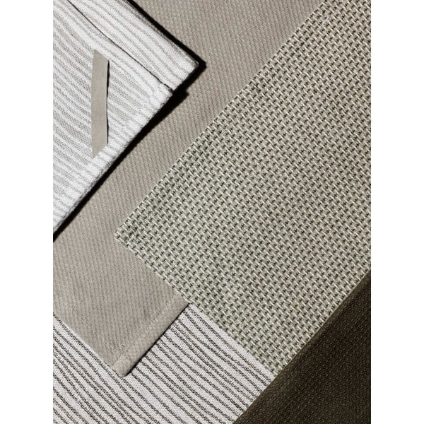 Set 2 prosoape de bucătărie din bumbac Blomus Pattern, 50 x 70 cm, alb-image-1