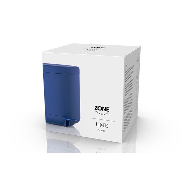 Coș de gunoi albastru cu pedală din plastic 4 l Ume – Zone-image-3