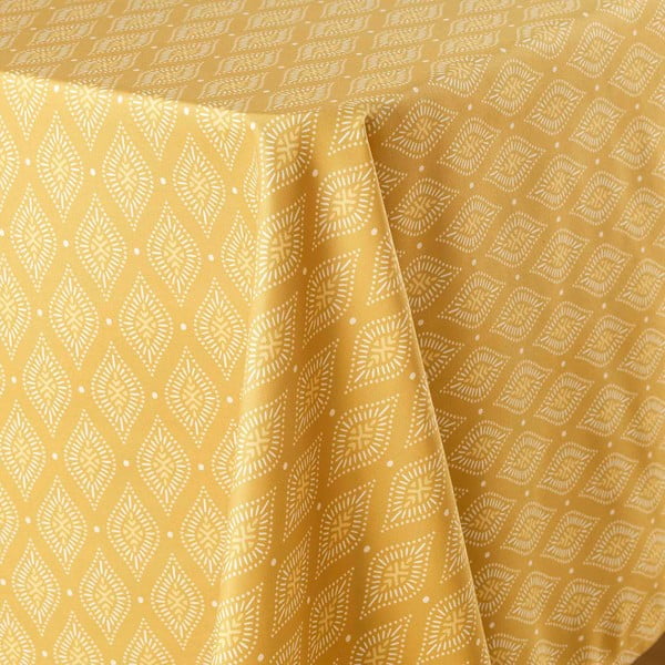 Față de masă din microfibră 140x240 cm Geoline – douceur d'intérieur-image-1