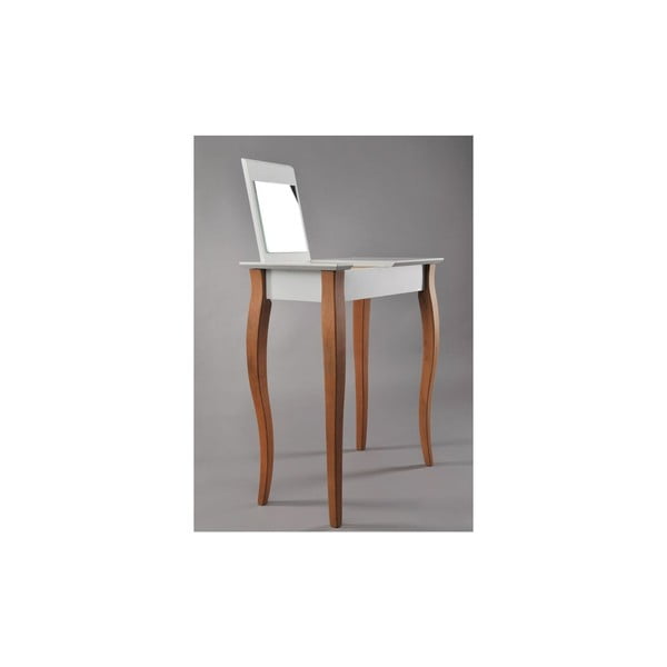 Măsuță de toaletă cu oglindă Ragaba Dressing Table, lungime 65 cm, albă-image-2