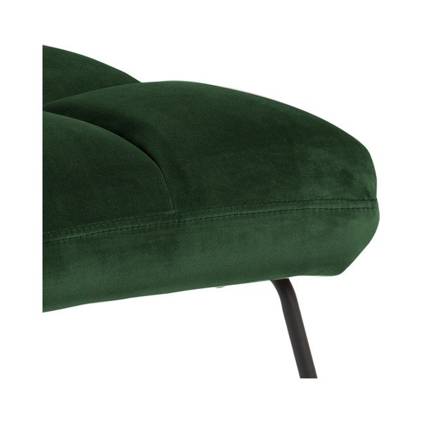 Fotoliu verde cu tapițerie din catifea Alba – Actona-image-4