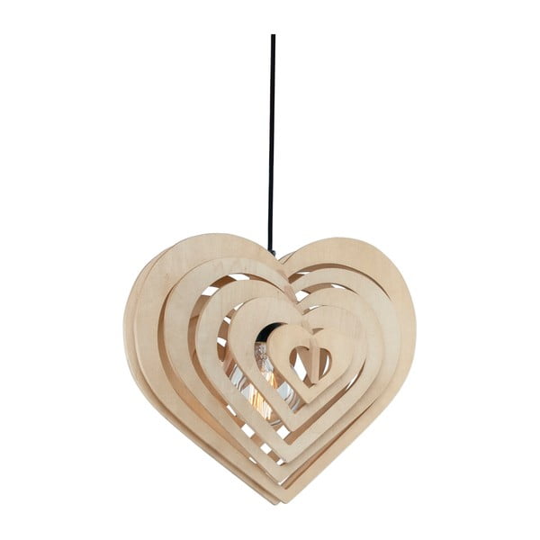 Lampă de tavan Wood Heart